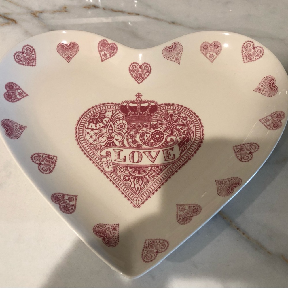 Valentine dish - heart shaped dish